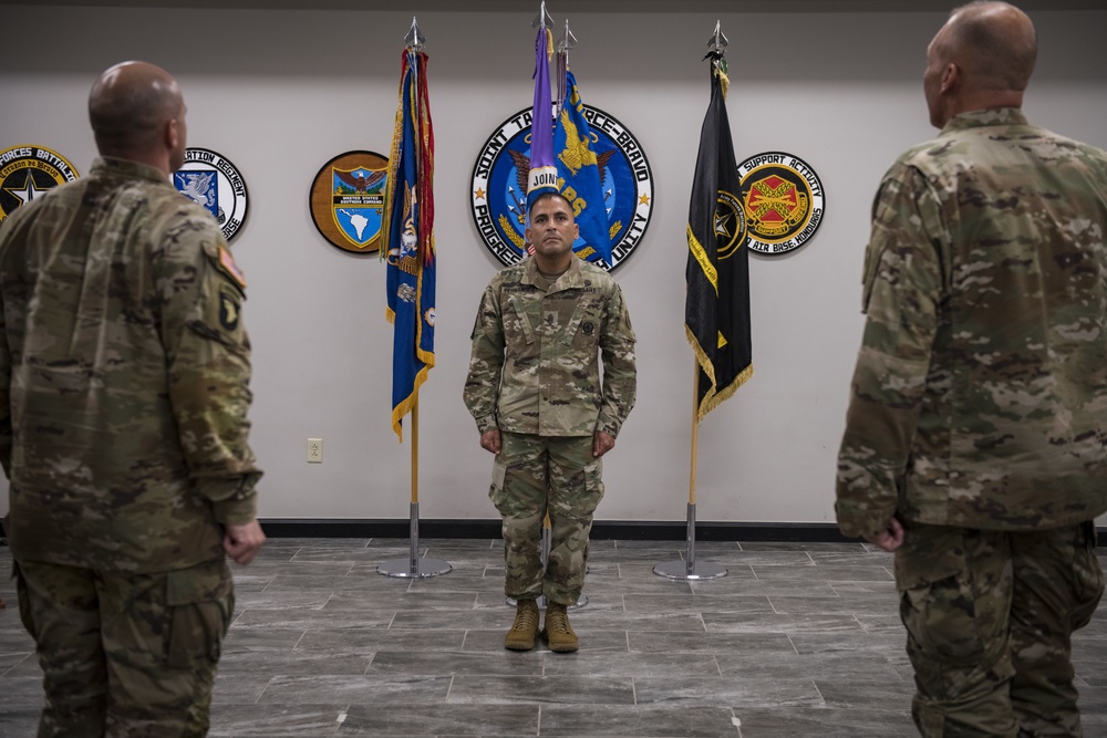 CSM Eduardo Fernandez assumes responsibility for JTF-Bravo
