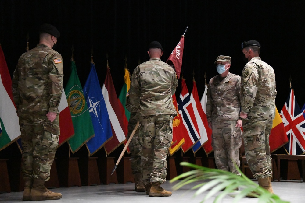 SHAPE/Brussels Healthcare Facility Change of Command Ceremony