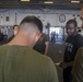 USS America conducts a replenishment-at-sea with the fleet replenishment oiler USNS Tippecanoe