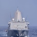 USS America conducts a replenishment-at-sea with the fleet replenishment oiler USNS Tippecanoe