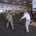 USS America conducts a replenishment-at-sea with the fleet replenishment oiler USNS Tippecanoe