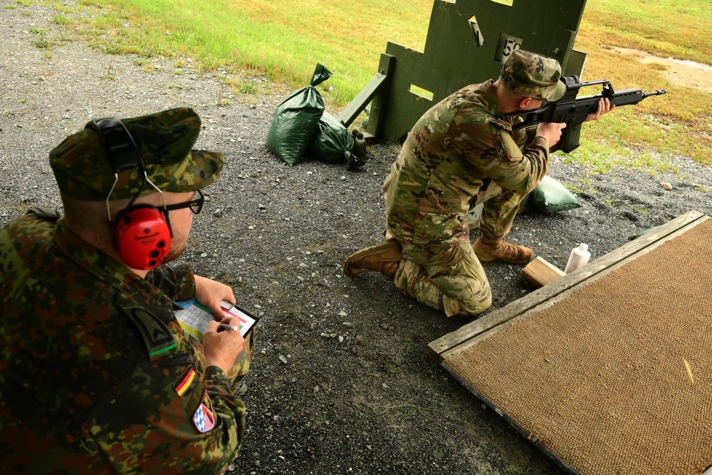 Soldiers Earn "Schuetzenschnur" Badges
