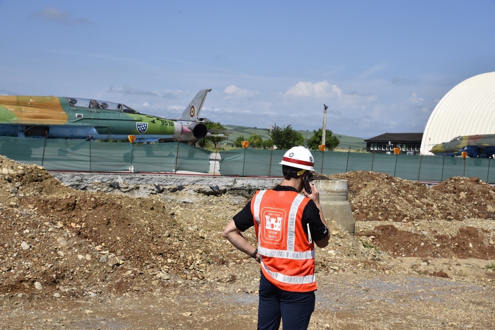 U.S. Army Corps of Engineers manages growing construction mission at Campia Turzii Air Base in Romania