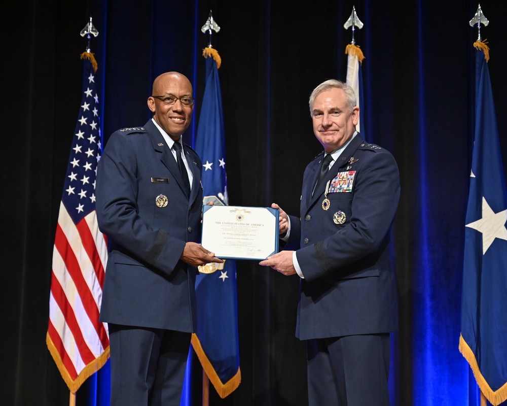 CSAF Brown Hosts Lt. Gen. Fay Retirement