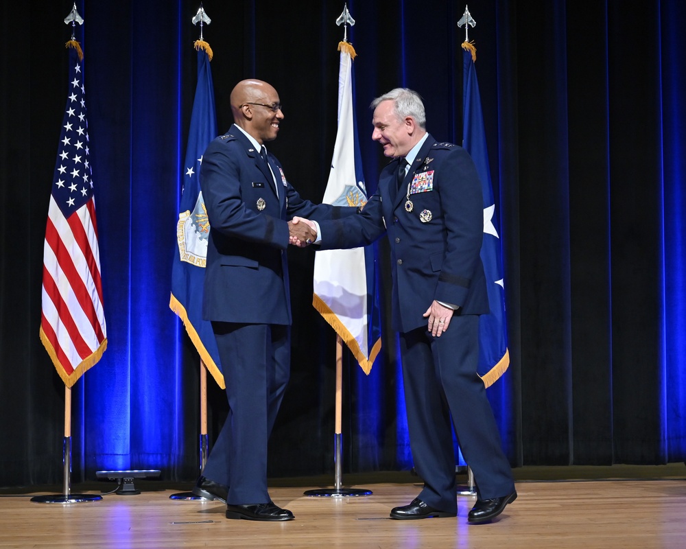 CSAF Brown Hosts Lt. Gen. Fay Retirement