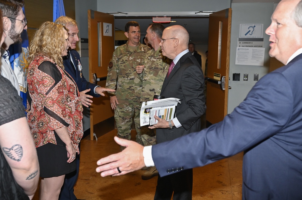 CSAF Brown Hosts Lt. Gen. Fay Retirement