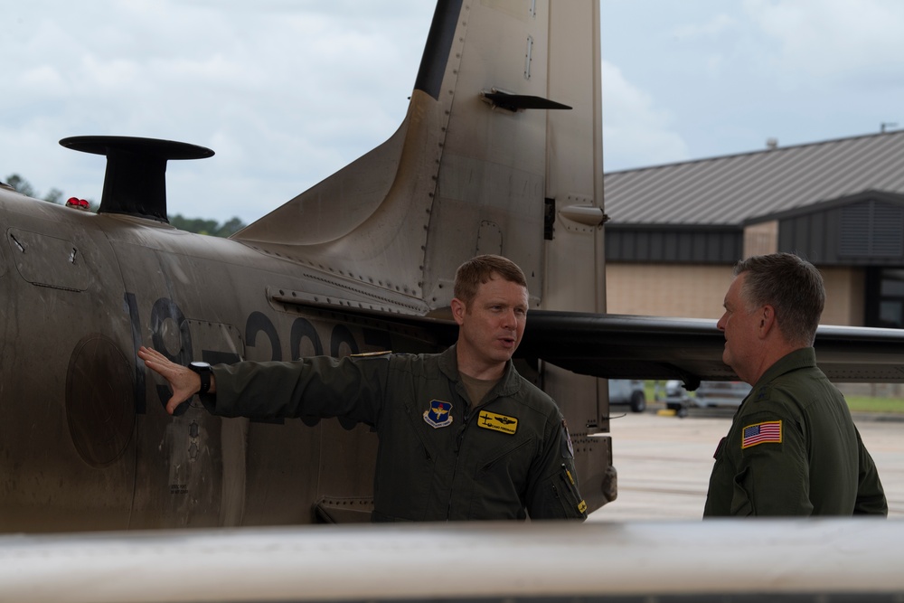 AETC Commander visits Moody AFB