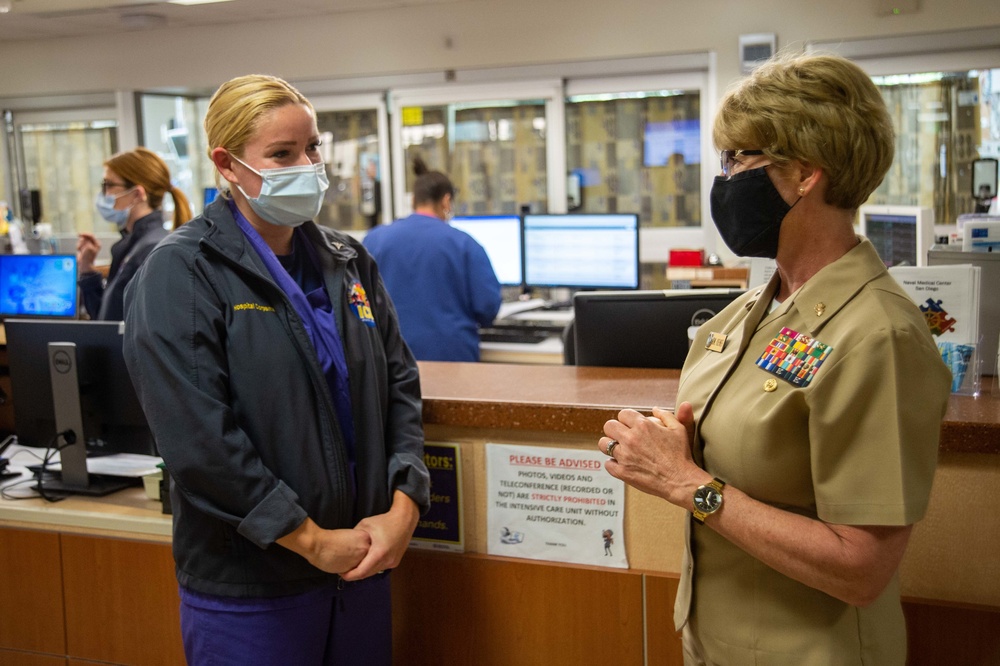 Rear Adm. Cynthia Kuehner Visits NMRTC San Diego
