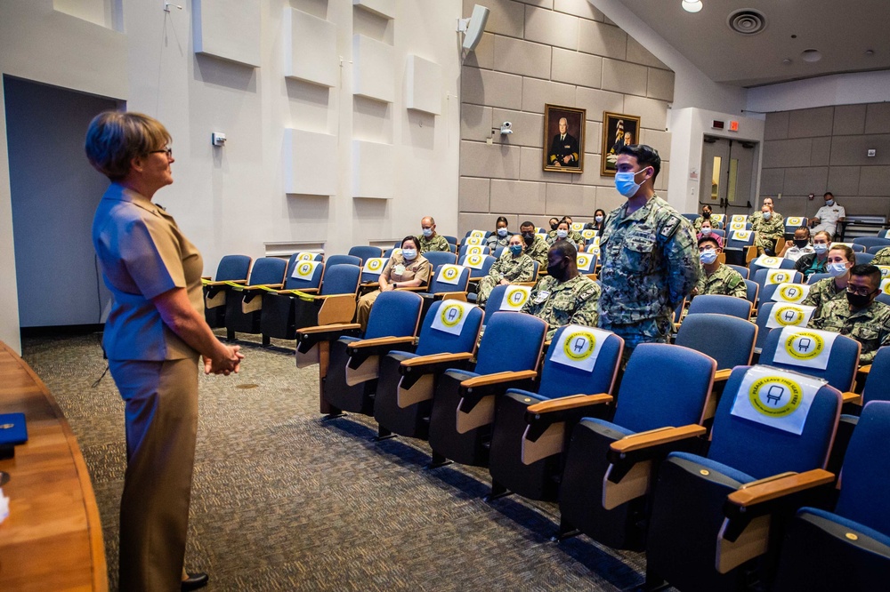 Rear Adm. Cynthia Kuehner Visits NMRTC San Diego