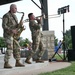 Spc. Jordan Elliff, musician and Spc. Randy Andrews, musician with the 34th Army Band, Sidewinders