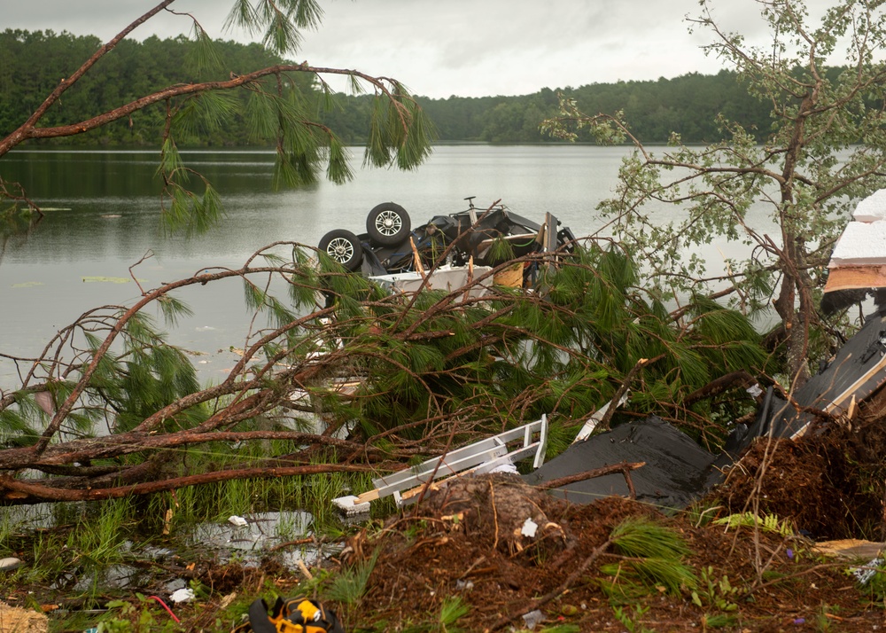 Tornado Impacts Naval Submarine Base Kings Bay