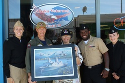 USS Anchorage Visits the Alaska Veterans Museum