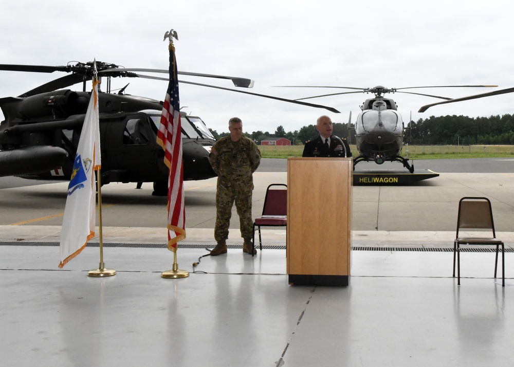 Army Aviation Support Facility #2 Awards Legion of Merit and holds colonel promotion