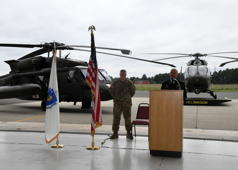 Army Aviation Support Facility #2 Awards Legion of Merit and holds colonel promotion