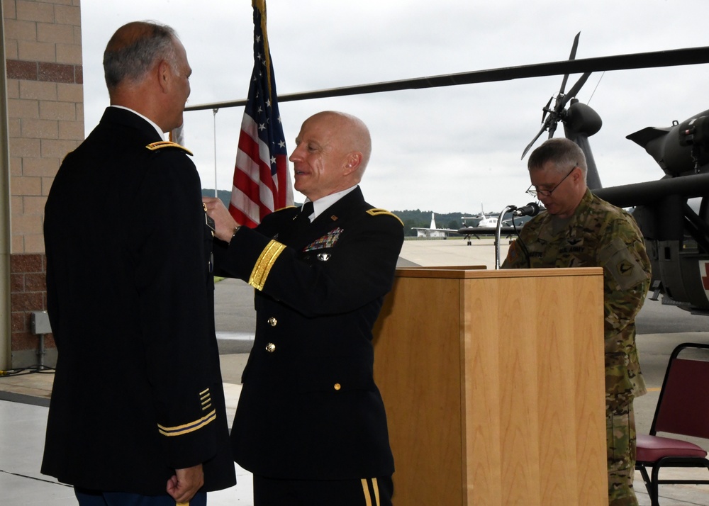 Army Aviation Support Facility #2 Awards Legion of Merit and holds colonel promotion