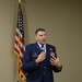 Leon J. Dodroe, 188th Wing commander speaks during the 188th Mission Support Group Change of Command ceremony