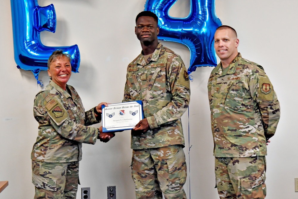 Airmen promoted below the zone