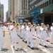 The U.S. Navy Band participates in the Hometown Heroes Ticker Tape Parade