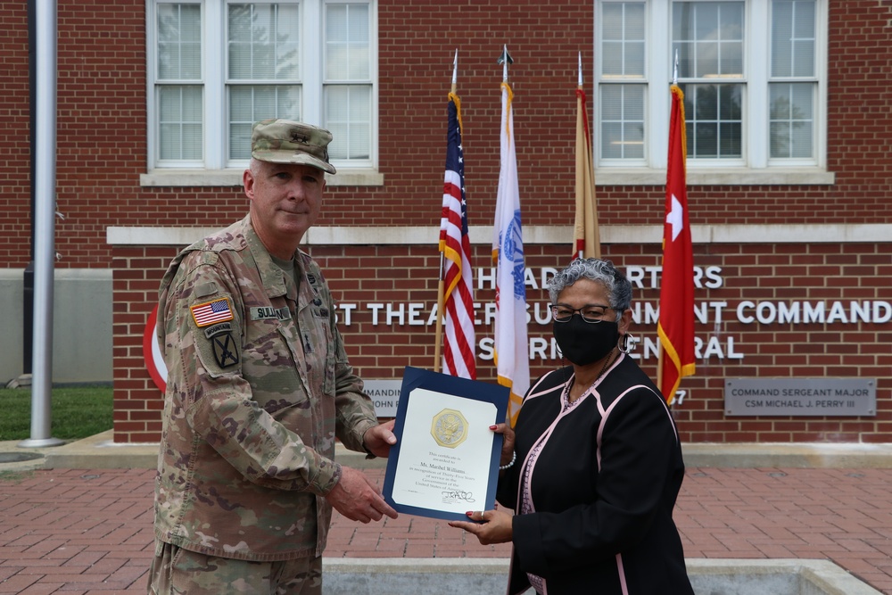 1st TSC Civilian Award Ceremony