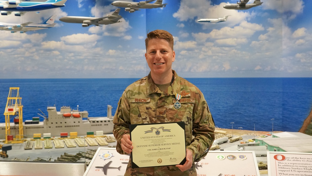 USAF Col. James J. Blech Receives the Defense Superior Service Medal