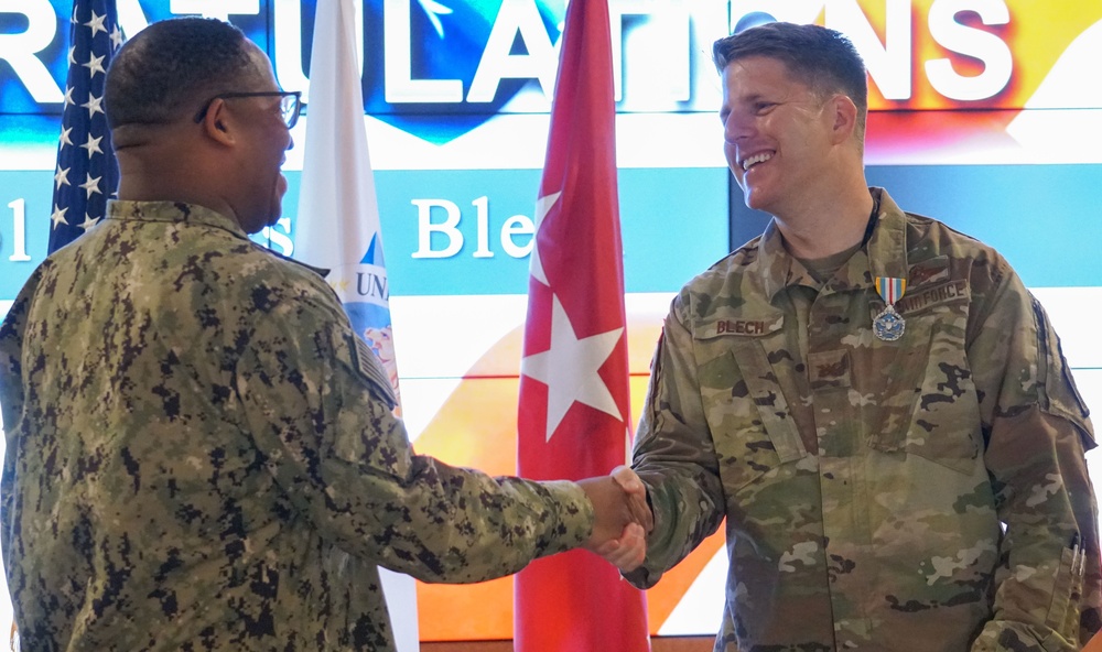 USAF Col. James J. Blech Receives the Defense Superior Service Medal