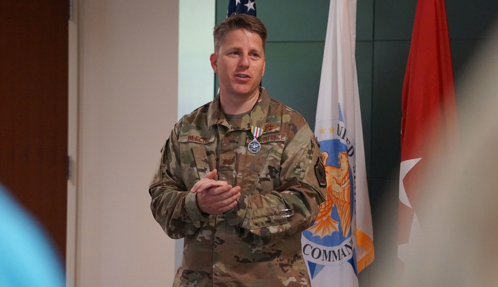 USAF Col. James J. Blech Receives the Defense Superior Service Medal