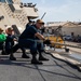 USS Sioux City Sailors Heave Lines as the Ship Arrives to Naval Station Guantanamo Bay