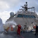 USS Sioux City Sailors Conduct a Freshwater Washdown