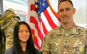 Once abandoned in China, Reidun Weaver now has a promising future in the U.S. Army