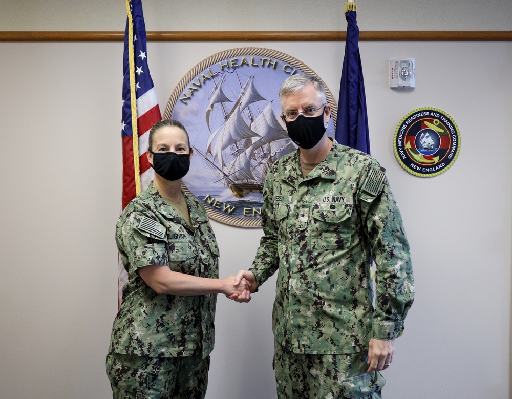 Navy's Medical Service Corps Director Visits Naval Station Newport