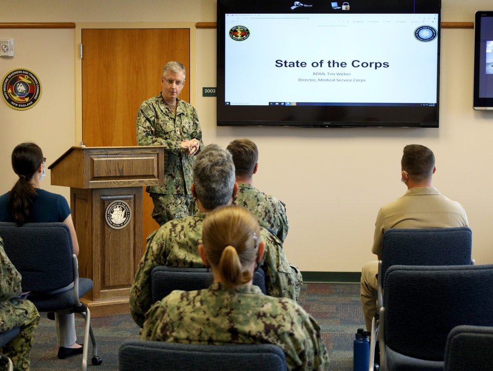 Navy's Medical Service Corps Director Visits Naval Station Newport