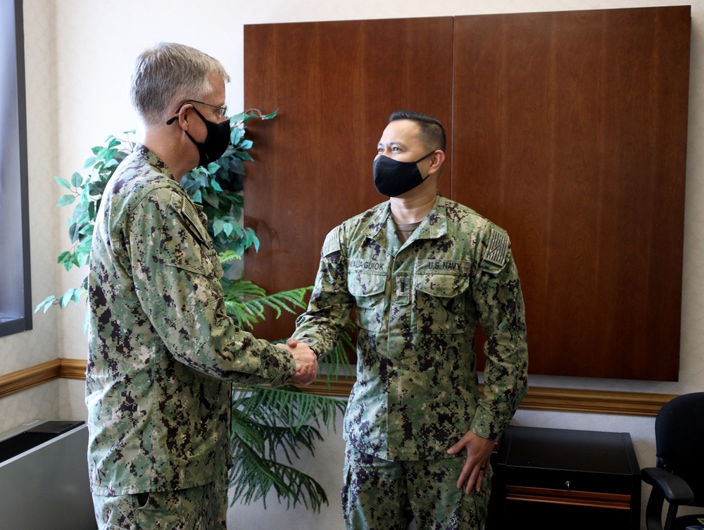 Navy's Medical Service Corps Director Visits Navy Medicine Readiness and Training Unit Groton