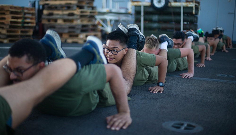 Lance Cpl. Seminar PT Session