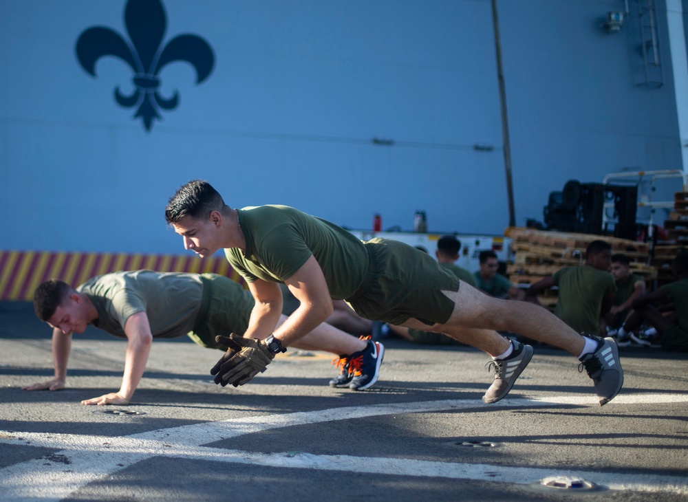 Lance Cpl. Seminar PT Session