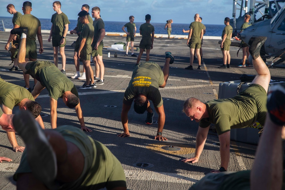 Lance Cpl. Seminar PT Session