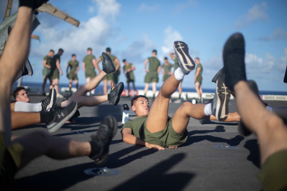 Lance Cpl. Seminar PT Session