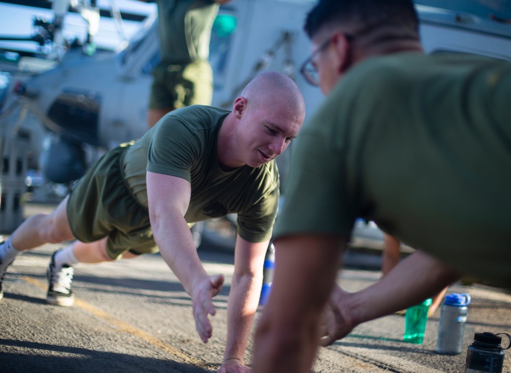 Lance Cpl. Seminar PT Session