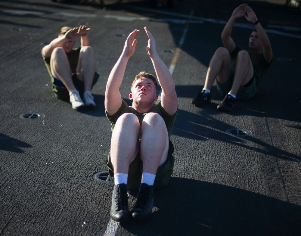 Lance Cpl. Seminar PT Session