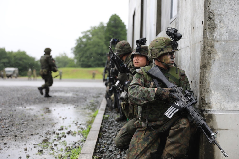 Black Lions conduct final training event with their Japan Ground Self-Defense Force counterparts during Orient Shield 21-2