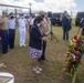 MCB Camp Blaz senior leaders pay respect during memorial service at Marine Depot