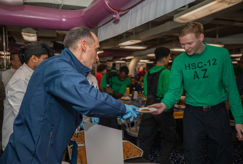 USS Ronald Reagan (CVN 76) Nancy Reagan Birthday