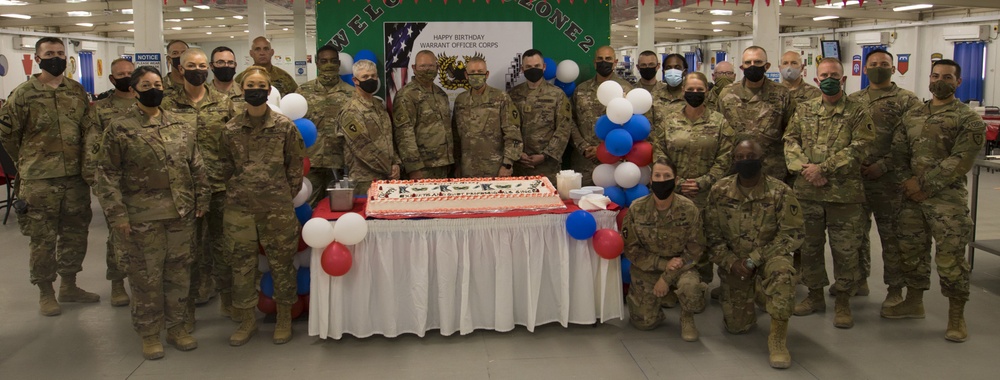 Task Force Spartan celebrates 103rd Warrant Officer Birthday