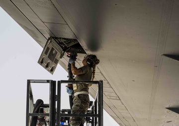 KC-10 performs dual role for AFCENT mission