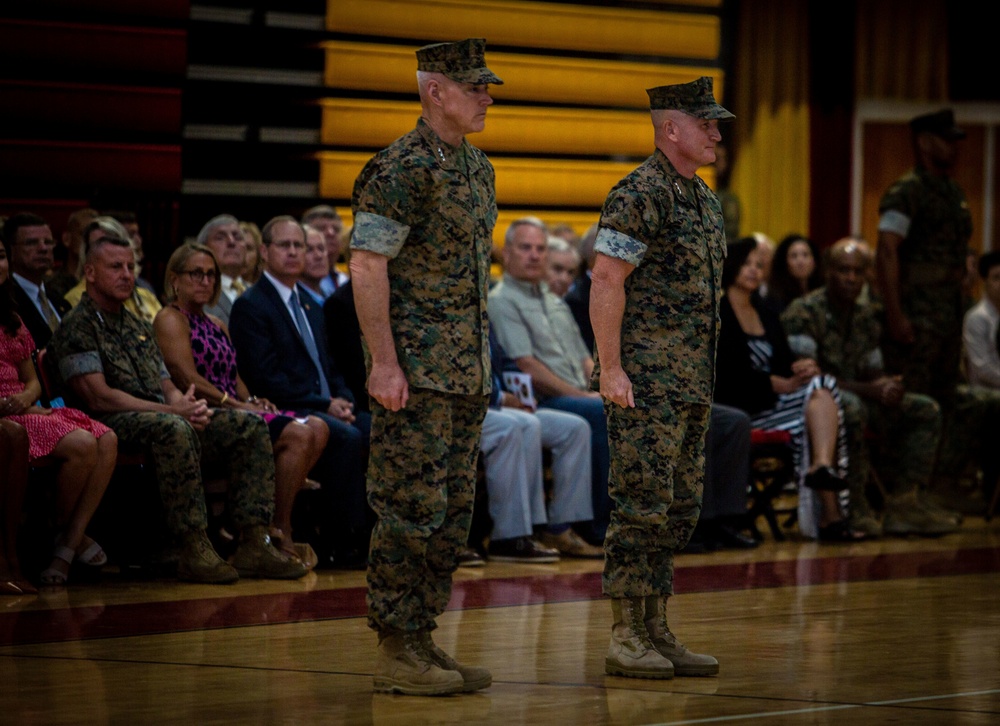 II MEF Commanding General Change of Command Ceremony