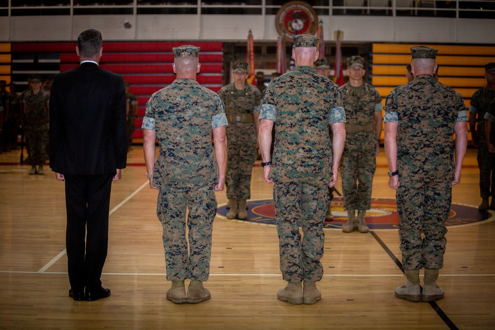 II MEF Commanding General Change of Command Ceremony