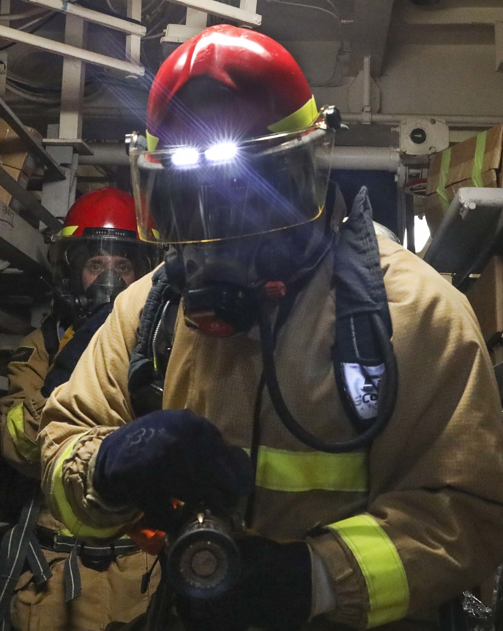 DVIDS - Images - Sailors Conduct Firefighting Training [Image 1 of 3]