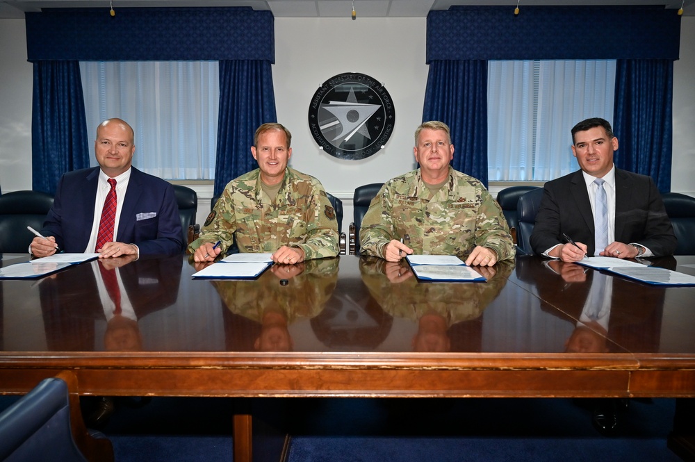 Air Force AQC-GCR-JA-OSI MOU Signing