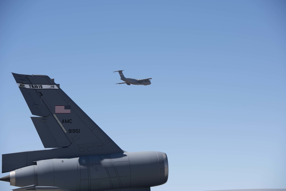 Aircraft at Travis Air Force Base