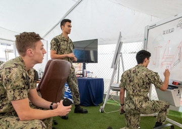 USNA interns design a ship-based robotics obstacle course