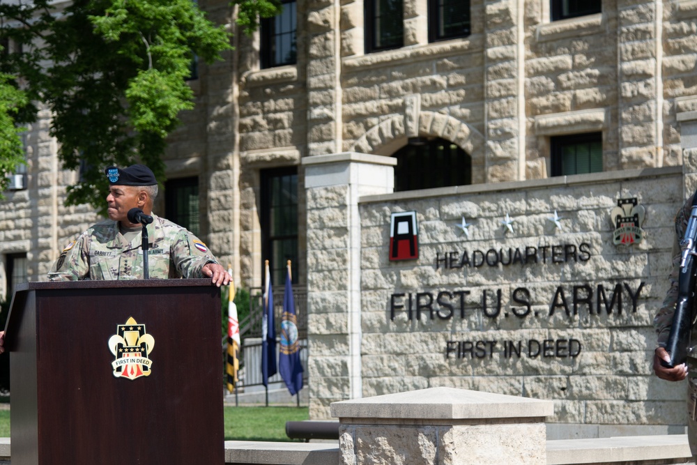 First Army’s Change of Command Ceremony Welcomes Lt. Gen. Antonio Aguto As Its New Commanding General.